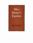 Research paper thumbnail of Max Stirner's Egoism