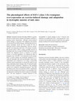 Research paper thumbnail of The physiological effects of IGF-1 (class 1:Ea transgene) over-expression on exercise-induced damage and adaptation in dystrophic muscles of mdx mice