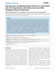 Research paper thumbnail of The Recovery of Repeated-Sprint Exercise Is Associated with PCr Resynthesis, while Muscle pH and EMG Amplitude Remain Depressed