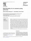 Research paper thumbnail of Reproducibility of a 6-s maximal cycling sprint test