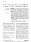 Research paper thumbnail of Evaluating the influence of goal setting on intravenous catheterization skill acquisition and transfer in a hybrid simulation training context