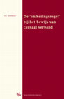 Research paper thumbnail of De'omkeringsregel'bij het bewijs van causaal verband