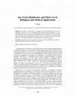 Research paper thumbnail of Ion-track membranes and their use in biological and medical applications