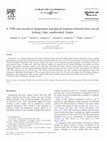 Research paper thumbnail of A 1500-year record of temperature and glacial response inferred from varved Iceberg Lake, southcentral Alaska