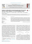 Research paper thumbnail of Synthesis of sulfonamides incorporating piperazinyl-ureido moieties and their carbonic anhydrase I, II, IX and XII inhibitory activity