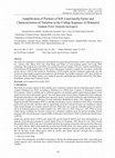 Research paper thumbnail of Amplification of Portions of IGF-I and Insulin Genes and Characterisation of Variation in the Coding Sequence of Helmeted Guinea Fowl Numida meleagris