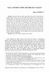 Research paper thumbnail of SALT, ANCIENT COINS AND THE OLT VALLEY, in Studia Universitatis Cibiniensis. Series Historica, XIII Supplement, 2016, p. 109-119