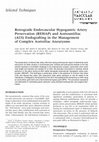 Research paper thumbnail of Retrograde Endovascular Hypogastric Artery Preservation (REHAP) and Aortouniiliac (AUI) Endografting in the Management of Complex Aortoiliac Aneurysms