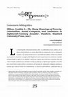 Research paper thumbnail of Reseña: Milton, Cynthia E.: The Many Meanings of Poverty. Colonialism, Social Compacts, and Assistance in Eighteenth-Century Ecuador, Stanford, Stanford University Press, 2007.