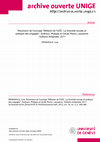 Research paper thumbnail of Recension de l’ouvrage "Militants de l’UDC. La diversité sociale et politique des engagés", Gottraux, Philippe et Cécile Péchu, Lausanne : Editions Antipodes, 2011