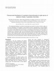 Research paper thumbnail of Chromosomal distribution of constitutive heterochromatin in eight species of mahseers (Family: Cyprinidae) from India