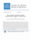 Research paper thumbnail of The invariance hypothesis implies domain-specific regions in visual cortex