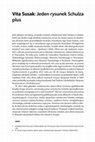 Research paper thumbnail of Vita Susak – Jeden rysunek Schulza plus