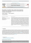 Research paper thumbnail of Decoupling reconsidered: Does world society integration influence the relationship between the environment and economic development