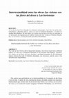 Research paper thumbnail of Intertextualidad entre las obras Las violetas son las flores del deseo y Las hortensias. Anales de Literatura Hispanoamericana,  vol. 41 (2012), pp 399-410