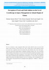 Research paper thumbnail of Perception of Track and Field Athletes on the Use of Cryotherapy in Injury Management in Ashanti Region of Ghana