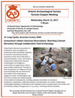 Research paper thumbnail of TALK: Connecticut's Native American Reservations: Rewriting Colonial Narratives through Collaborative Field Archaeology