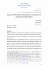 Research paper thumbnail of Los aportes de Flora Tristán y Marianne Weber a la formación del pensamiento sociológico clásico