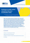 Research paper thumbnail of Incitement in media content and political discourse in Member States of the European Union