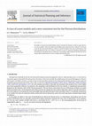 Research paper thumbnail of A class of count models and a new consistent test for the Poisson distribution