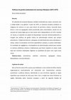 Research paper thumbnail of Políticas de gestão (sub)urbana de Lourenço Marques (1875-1975)