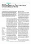 Research paper thumbnail of El Niño effects on the dynamics of terrestrial ecosystems