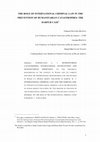 Research paper thumbnail of THE ROLE OF INTERNATIONAL CRIMINAL LAW  - THE DARFUR CASE