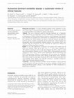 Research paper thumbnail of Autosomal dominant cerebellar ataxias - a systematic review of clinical features.PDF