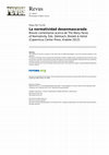 Research paper thumbnail of La normatividad desenmascarada