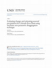 Research paper thumbnail of Evaluating changes and estimating seasonal precipitation for the Colorado River Basin using a stochastic nonparametric disaggregation technique