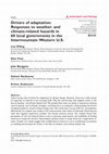 Research paper thumbnail of Drivers of Adaptation: Responses to weather- and climate-related hazards in 60 local governments in the Intermountain Western U.S.