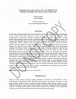 Research paper thumbnail of PERSEKITARAN KELUARGA DALAM MEMBENTUK KONSEP KENDIRI DALAM KALANGAN PELAJAR