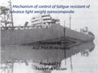 Research paper thumbnail of Mechanism of control of fatigue resistant of advance light weight nanocomposite