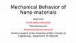 Research paper thumbnail of Mechanical Behavior of Nano-materials