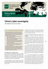 Research paper thumbnail of China's cyber sovereignty