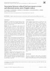 Research paper thumbnail of Association between reduced fetal movements at term and abnormal uterine artery Doppler indices