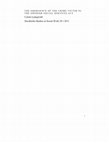 Research paper thumbnail of The Emergence of the Crime Victim in the Swedish Social Services Act