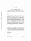 Research paper thumbnail of Computational Eco-Systems for Handwritten Digits Recognition