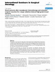 Research paper thumbnail of Good outcome after neoadjuvant chemotherapy and extended surgical resection for a large radiation-induced high-grade breast sarcoma