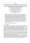 Research paper thumbnail of Web based controlling system for computer technology laboratory