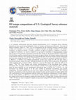 Research paper thumbnail of Hf isotope compositions of U.S. Geological Survey reference materials