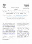 Research paper thumbnail of Comment to “Pb isotopic analysis of standards and samples using a 207Pb–204Pb double spike and thallium to correct for mass bias with a double-focusing MC–ICP–MS” by Baker et al