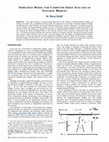 Research paper thumbnail of Simplified Model for Computer-Aided Analysis of Integral Bridges