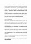 Research paper thumbnail of RAICES ETNICAS, POLÍTICA DEMOCRACIA EN COLOMBIA