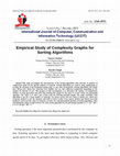 Research paper thumbnail of IJCCIT-Empirical Study of Complexity Graphs for Sorting Algorithms.pdf