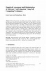 Research paper thumbnail of Empirical Assessment and Optimization of Software Cost Estimation Using Soft Computing Techniques