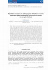 Research paper thumbnail of Population responses to anthropogenic disturbance: lessons from three-spined sticklebacks Gasterosteus aculeatus in eutrophic habitats