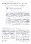 Research paper thumbnail of Electrical impedance measured to five skin depths in mild irritant dermatitis induced by sodium laur