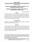 Research paper thumbnail of "Gradientes de Resistência", "Modos de existência" e as paraciências em Bruno Latour