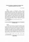 Research paper thumbnail of Cevdet YILMAZ- Türkiye'de Tarihçiler ve Coğrafyacılar Tarafından Farklı Anlamlarda Kullanılan Bir Terim: Divan A Term Used Different Meanings by Historians and Geographers in Turkey; Divan